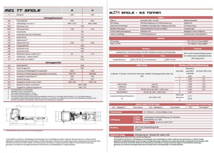 Isuzu M21 TT SINGLE